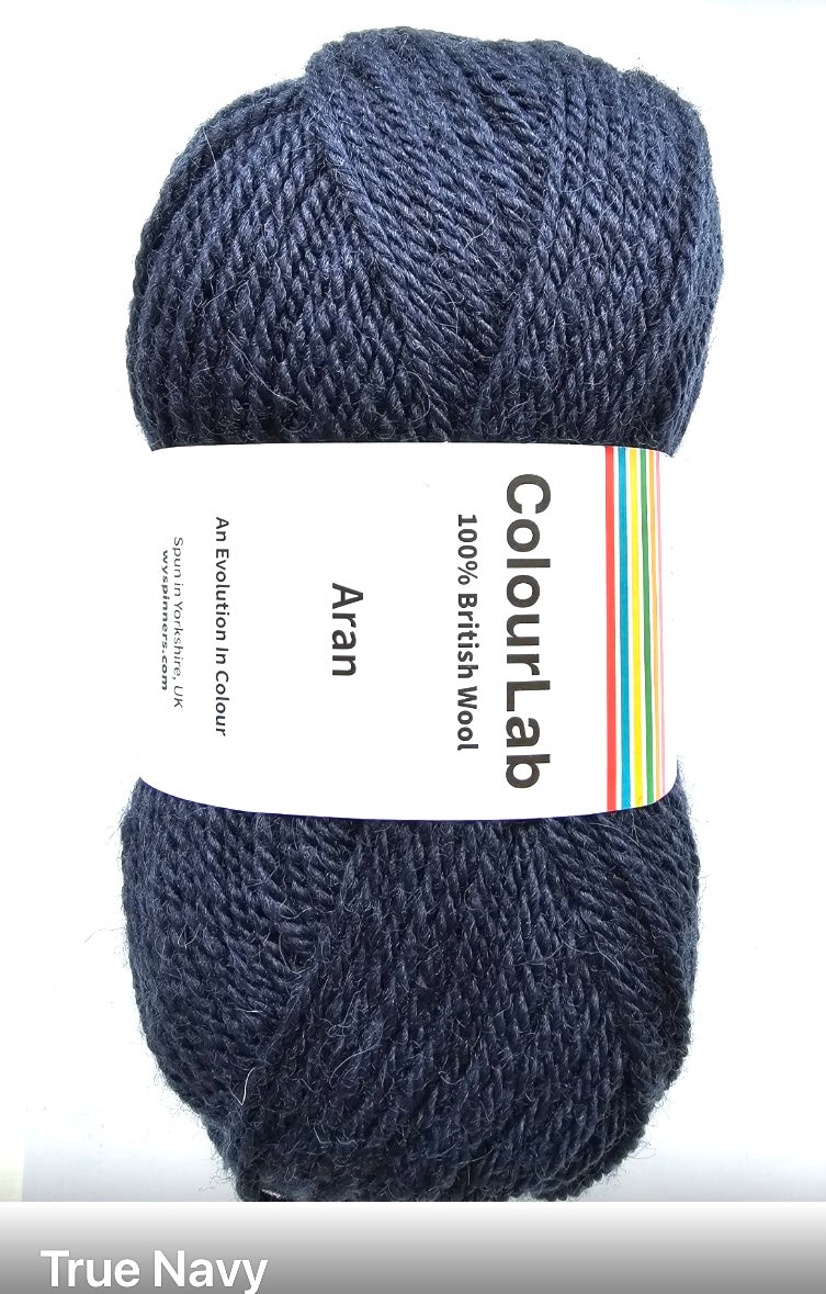 West Yorkshire Spinners Aran True Navy