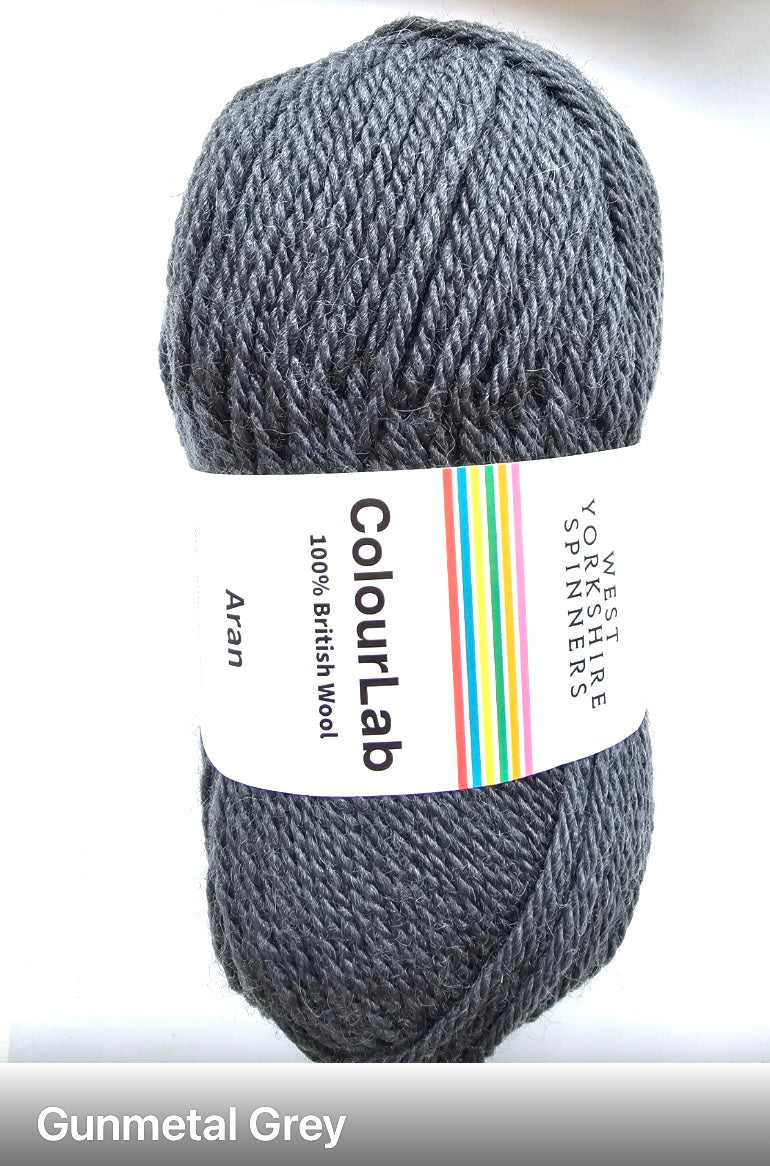 West Yorkshire Spinners Aran Gunmetal Grey