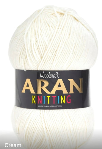 400 g Aran Knitting yarn Cream