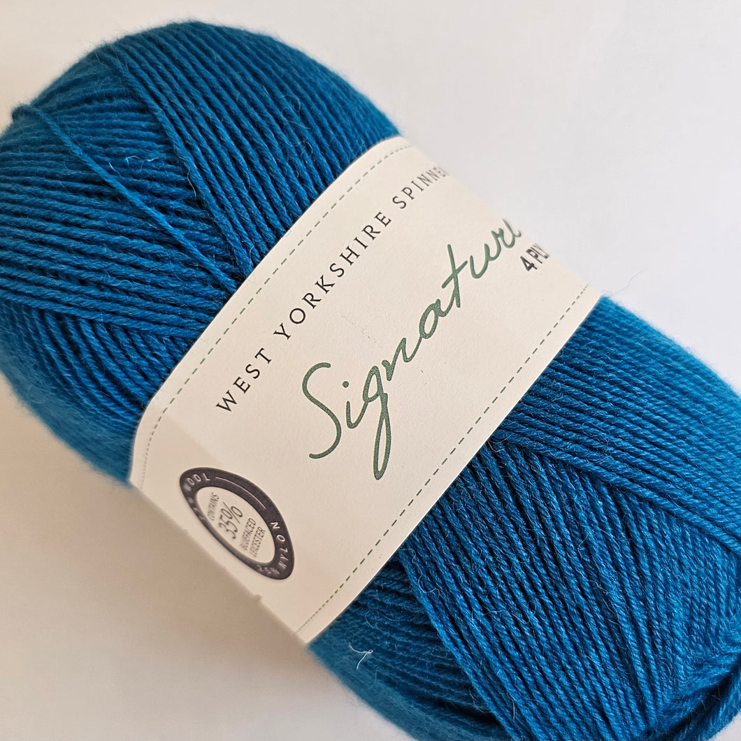 West Yorkshire Spinners Signature 4ply Blueberry Bonbon 365