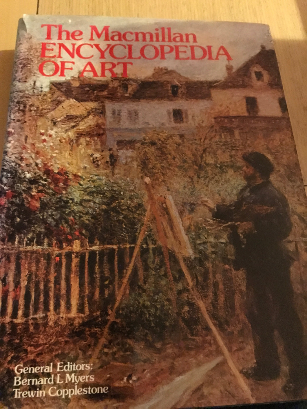 Hardcover book. The Macmillan Encyclopedia of art